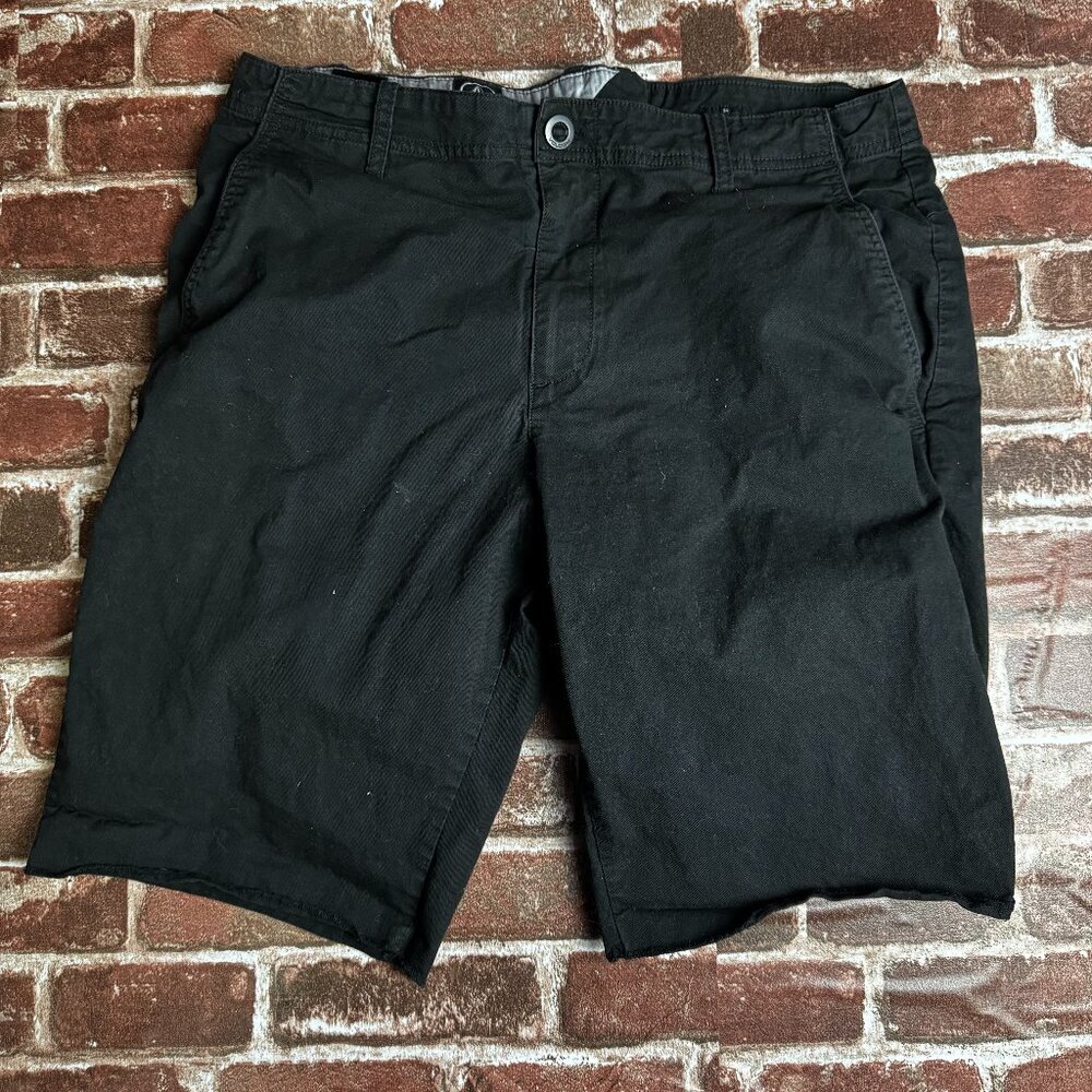 Volcom Men's "Stone Water" Chino Shorts, Black, 34